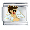 Cute Angel Baby Italian Charm