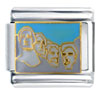 Mount Rushmore Italian Charm