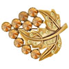 Double Leaf Brooch