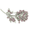 Pink Rose Brooch
