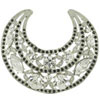 Crescent Moon  Brooch 