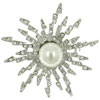  Pearl  Sunburst  Brooch 