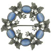 Stone Wreath Brooch