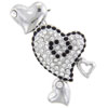 Hearts Brooch