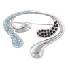 Curved Twist Brooch