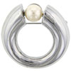Silver Circle Brooch