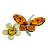 Butterfly And Flower Toe Ring