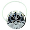 Silver Tone Solid Round Stud Toe Ring