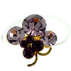 Gold Plated Butterfly Studded Toe Ring