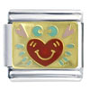 Heart Crab Italian Charm