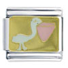Pelican Pink Italian Charm