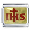 Ihs Cross Italian Charm