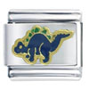 Blue Dinosaur Italian Charm