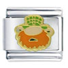 Orange Beard Leprechaun Italian Charm