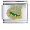 Hula Hippo Italian Charm