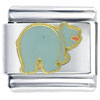 Polar  Bear  Blue Italian Charm