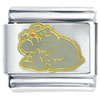 Grumpy Bull Dog Italian Charm