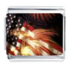 Independence Day Flag And Fireworks Photo Italian Charm