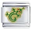 Gold Plated Gecko Italian Charm