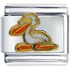 Pelican Orange Italian Charm