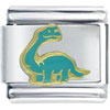 Turquoise Dinosaur Italian Charm