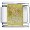 Golden Ballet Dancer Italian Charm