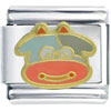 Colorful Cow Face Italian Charm