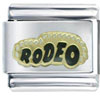 Black Rodeo Italian Charm