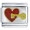 Key To My Heart Italian Charm