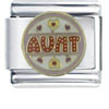 Aunt Hearts Italian Charm