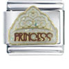 Princess Crown Italian Charm