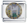 Long Legged Cow Italian Charm