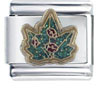 Maple Leaf Italian Charm