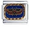 Egyptian Flying Scarab Italian Charm