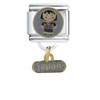  Japanese  Girl Dangle Italian Charm