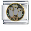 Three Blind Mice White Italian Charm