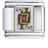 Queen Of Hearts Italian Charm