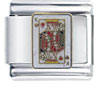 King Of  Hearts  Italian Charm