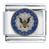 United States Navy Blue Italian Charm