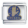 Trekkie  Peace  Symbol Italian Charm