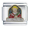 St Valentine Italian Charm