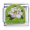 Magnolia Flower Italian Charm