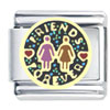 Golden Forever Friendship Italian Charms