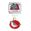 Texas Mockingbird Dangle Italian Charm