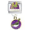 Nevada Bird And Flower Italian Charm