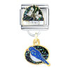 Idaho Bird And Flower Italian Charm