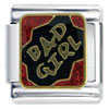 Gold Plated Bad  Girl   Italian   Charm 