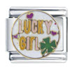  Lucky  Girl Italian Charm