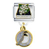 Massachusetts State Dangle Italian Charm