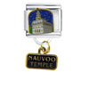 Mormon Temple Nauvoo Illinois Dangle Italian Charm